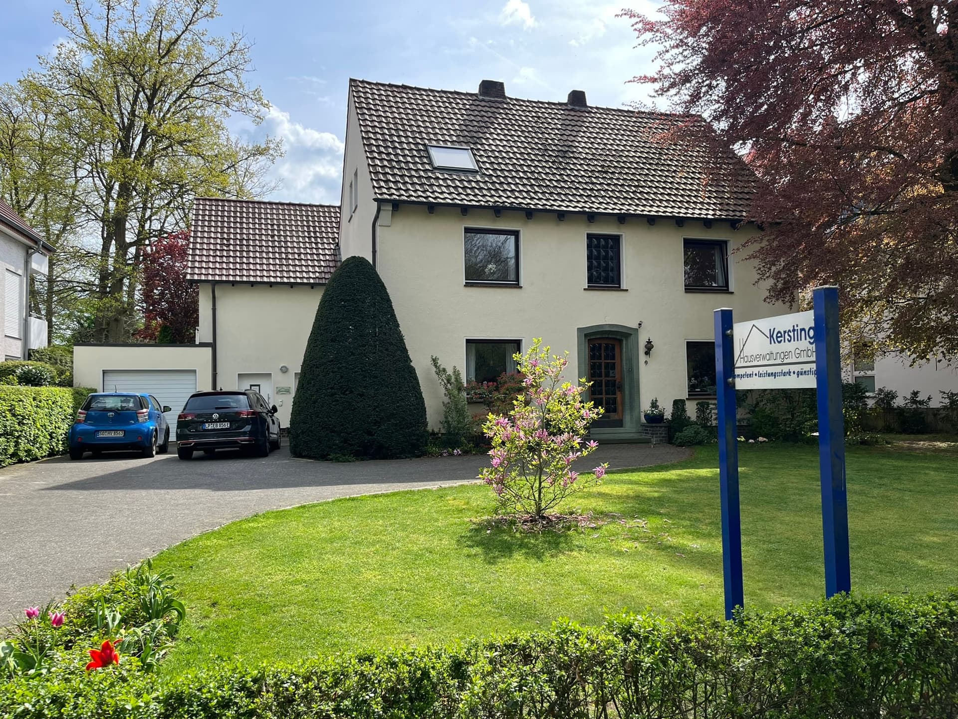 Büro der Kersting Hausverwaltungen GmbH & Co. KG in der Klusestraße 9